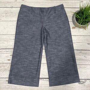 Gray Business Work Dress Cropped Pants